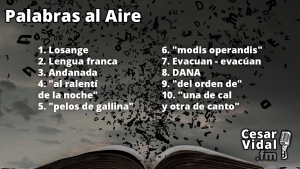 Palabras al aire - 09/10/23