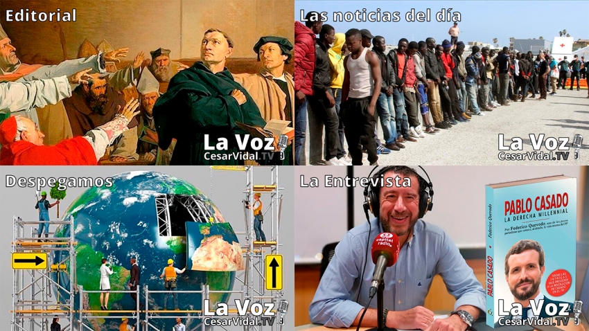 Programa Completo de La Voz de César Vidal - 30/10/20