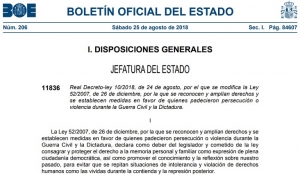 Publicación de un Real Decreto-Ley en el BOE