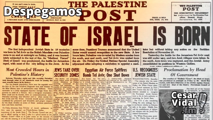 Despegamos: De la Declaración Balfour a la Guerra de Independencia de Israel - 27/10/23
