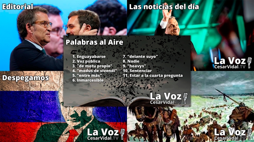 Programa Completo de La Voz de César Vidal - 04/04/22