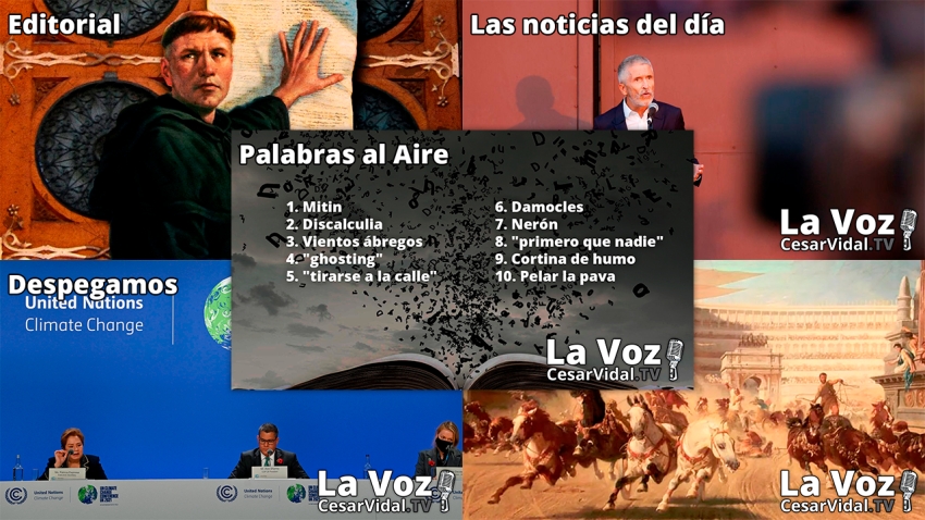 Programa Completo de La Voz de César Vidal - 01/11/21