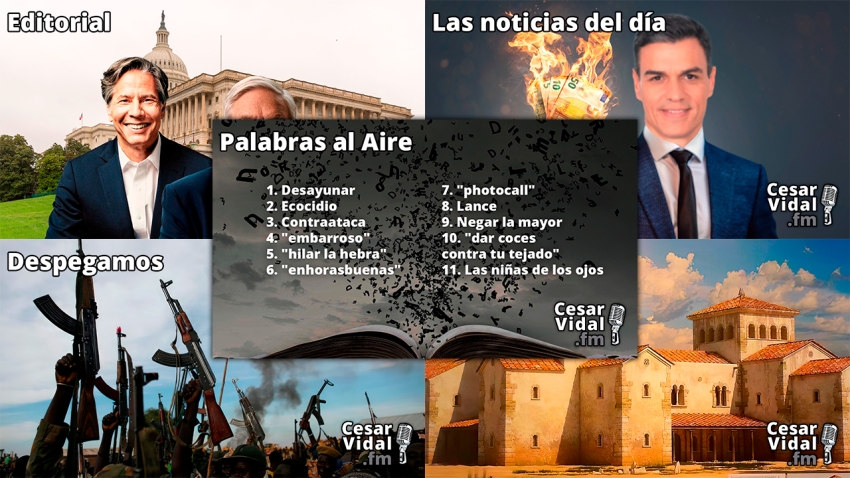 Programa Completo de La Voz de César Vidal - 24/04/23