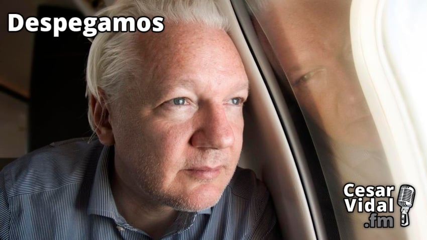 Despegamos: Assange libre, censura bancaria, espionaje ucraniano, confinamiento climático y burbuja IA - 25/06/24